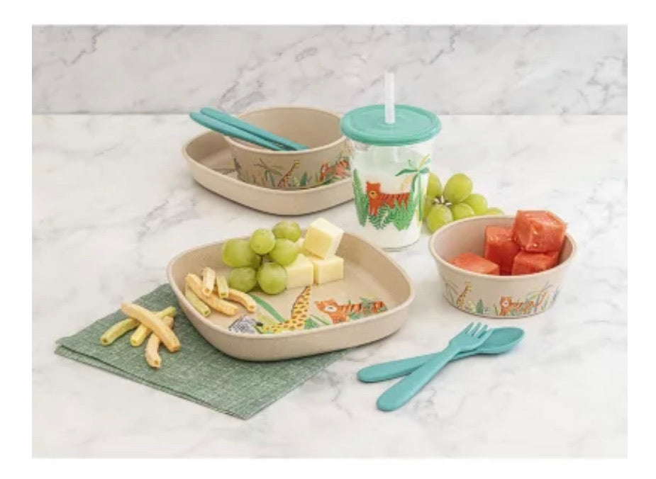 14 Pc Kids Dish Set