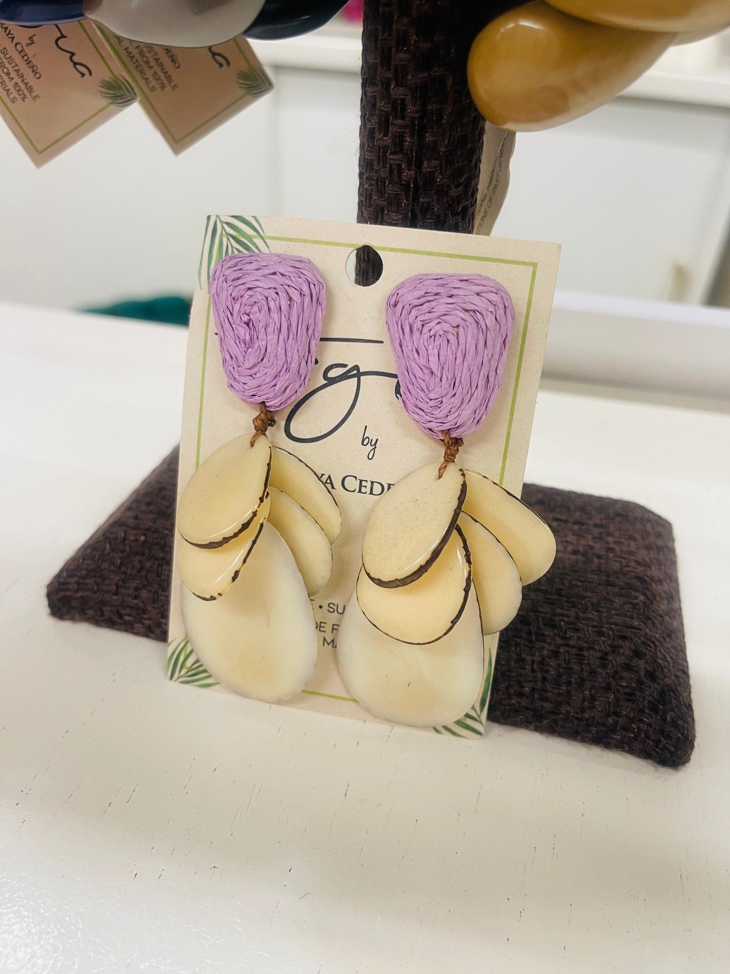 Tagua Earring