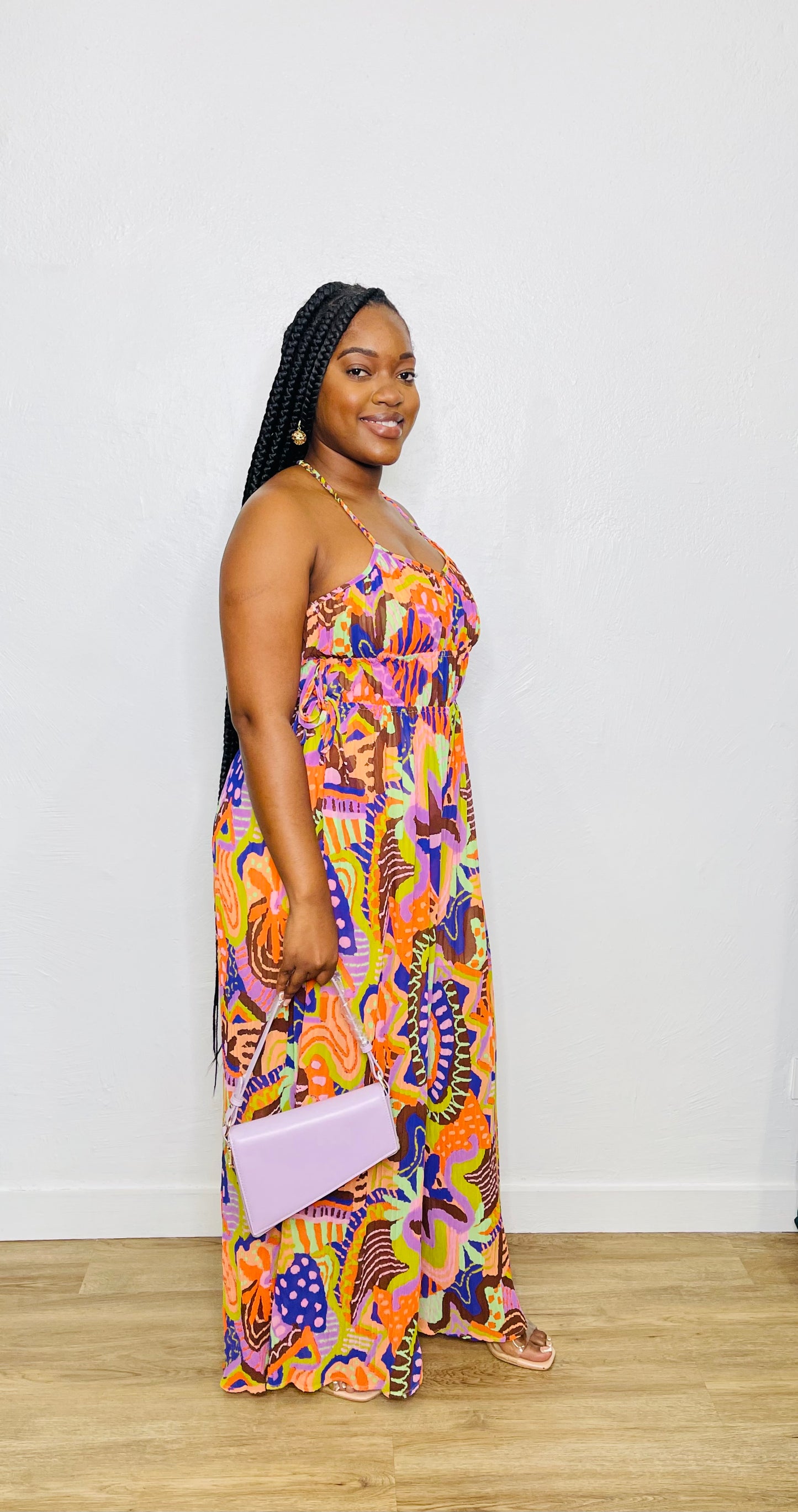 Fate Gathered Waist Wide Leg Jumpsuit