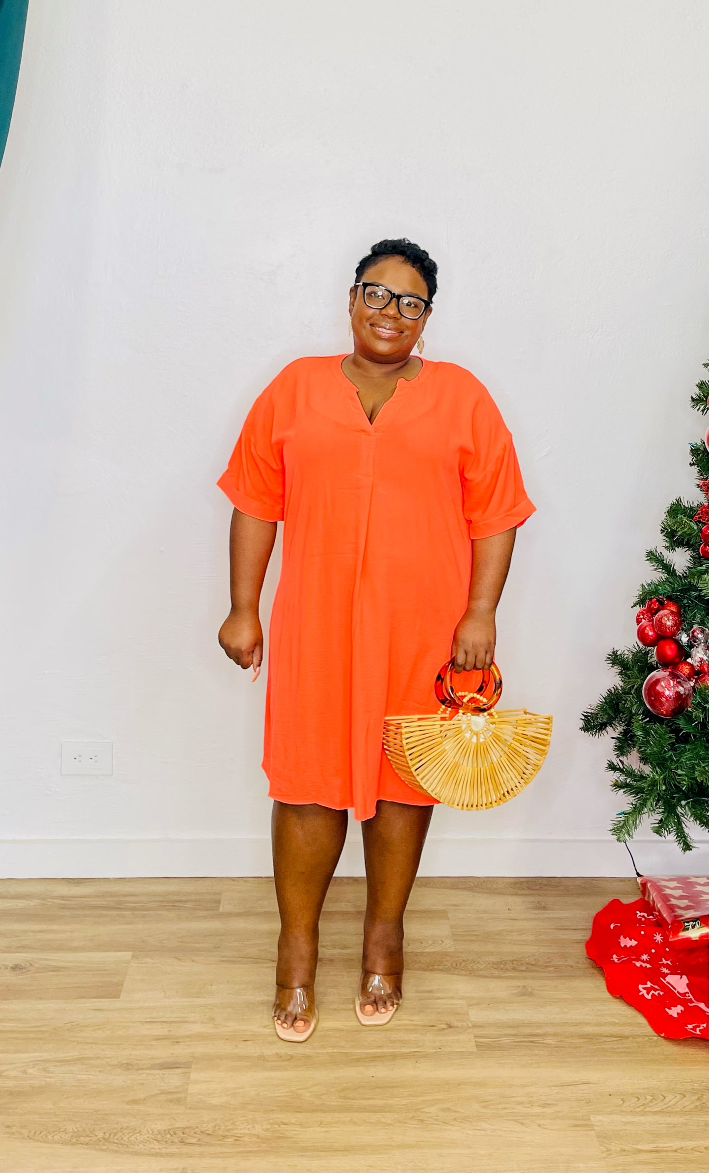P.S Kate SS V Neck Dress