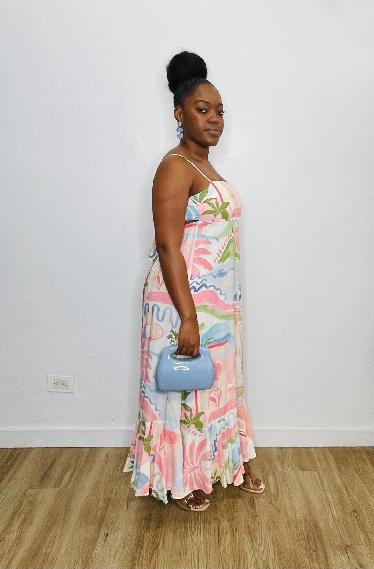 Paper Heart Midi Dress
