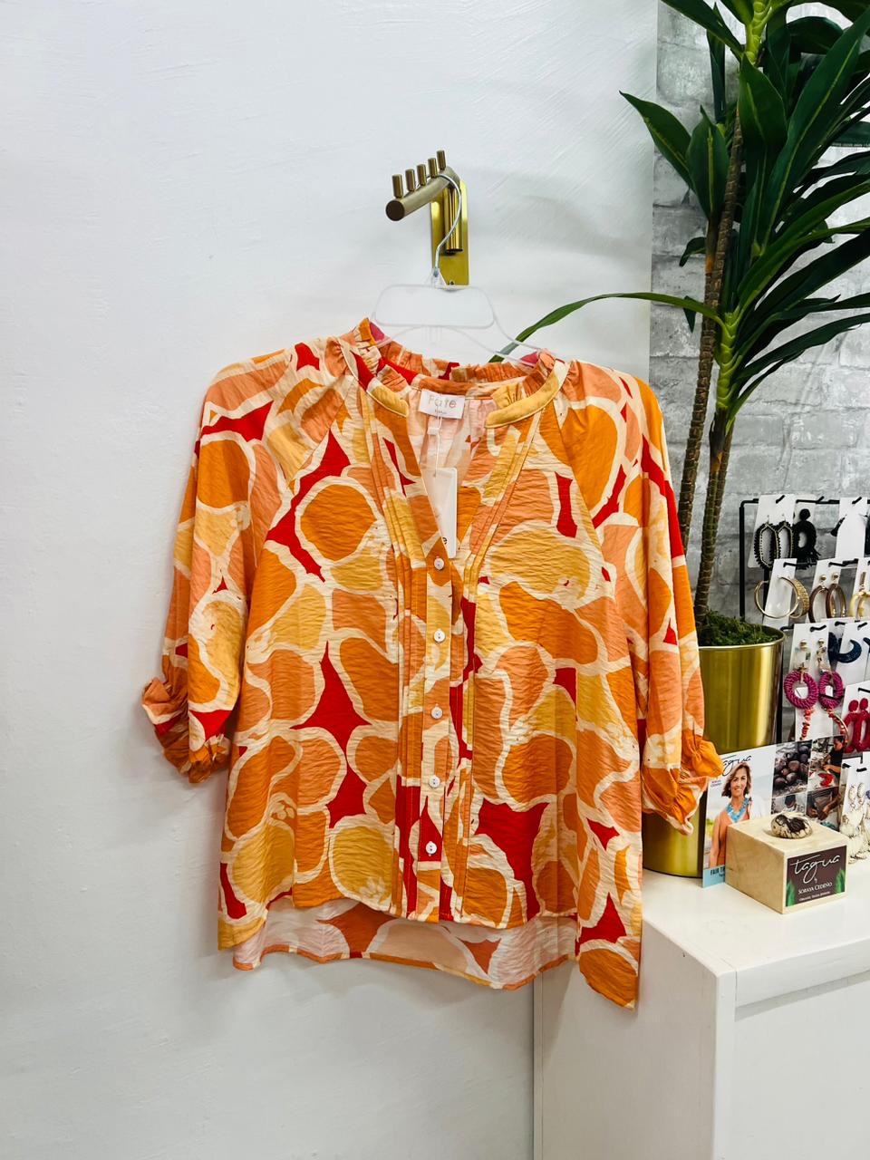 Fate Pintuck Detail Blouse