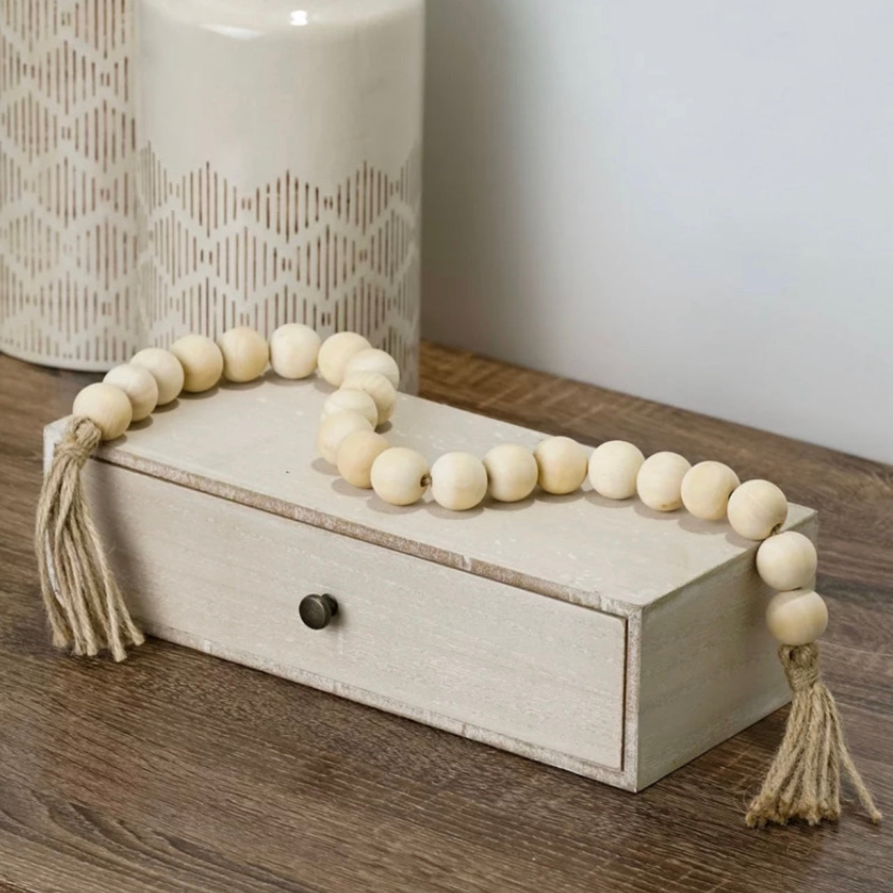 Mainstay Wood Bead Garland
