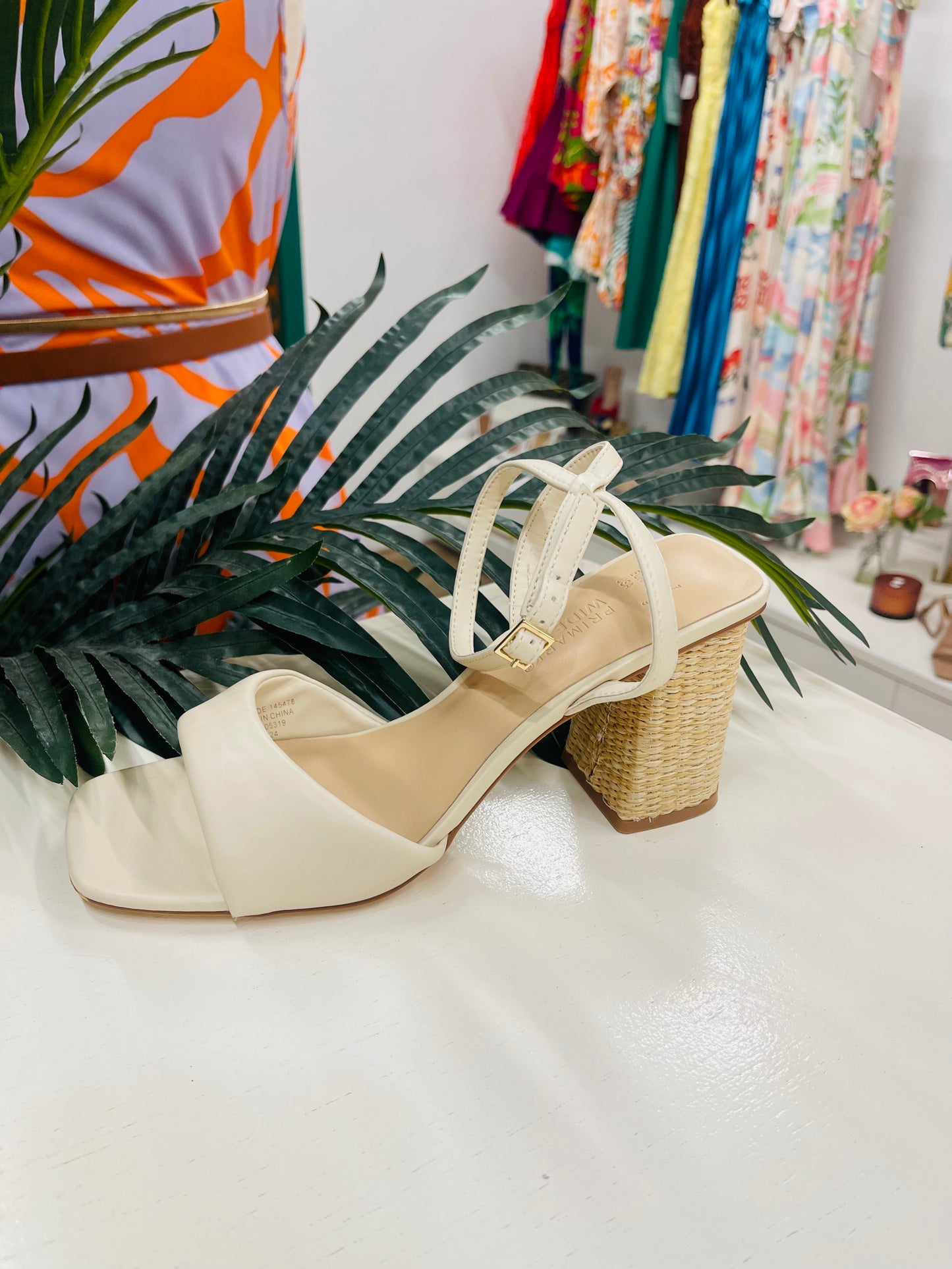 Primark Raffia Block Heel