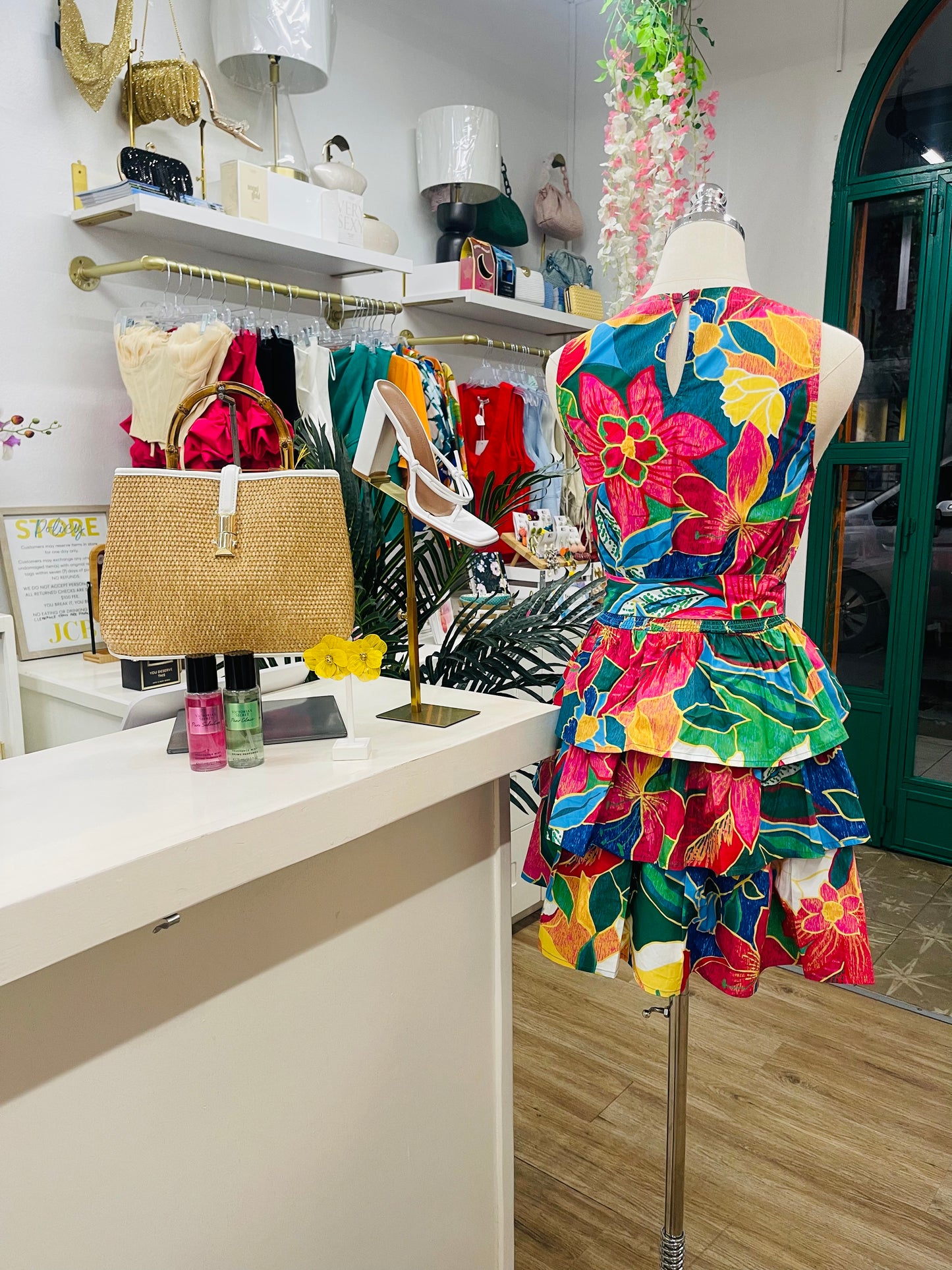 SRB Tiered Ruffle Mini Dress