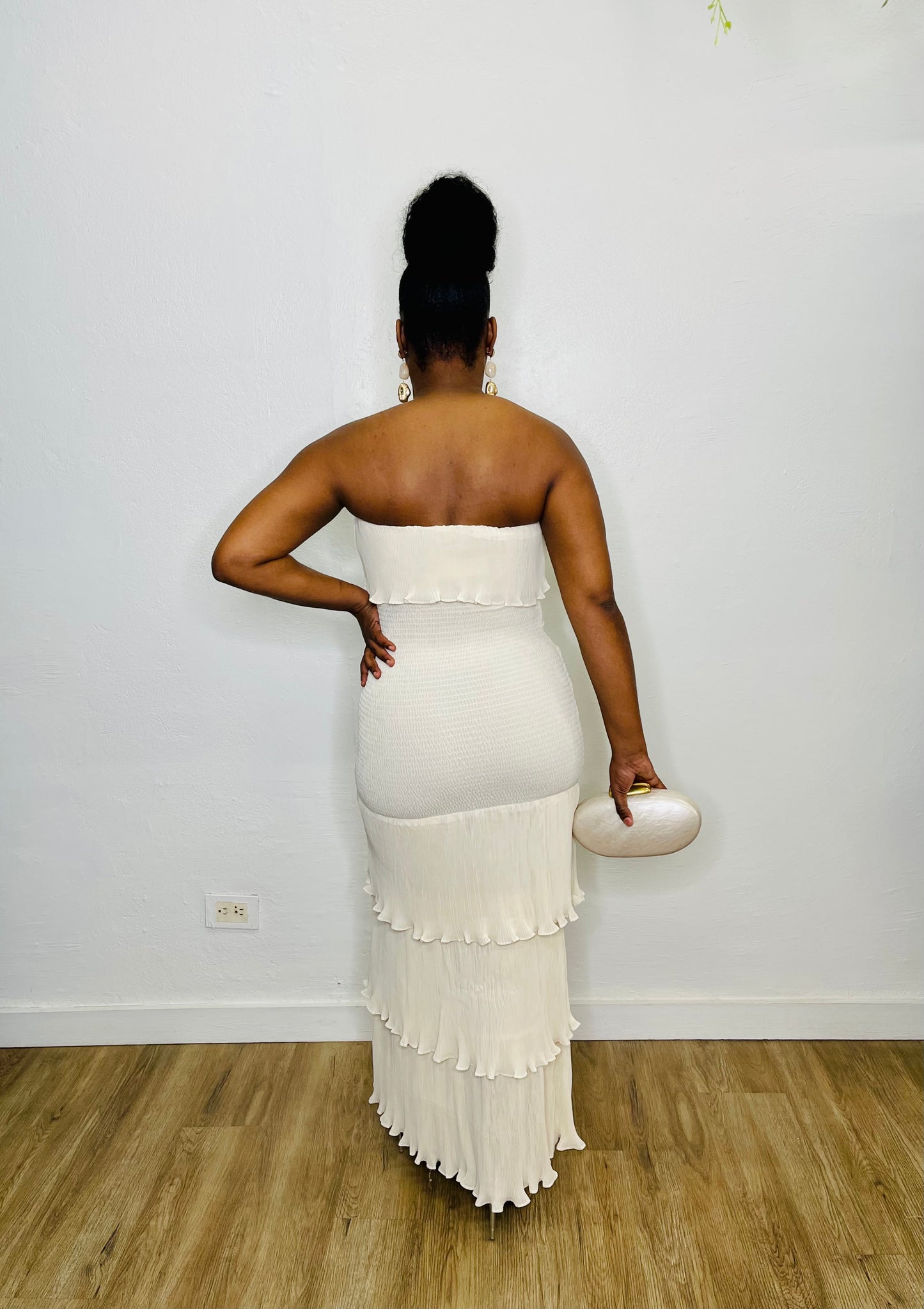 Mable Smocked Tiered Maxi Dress