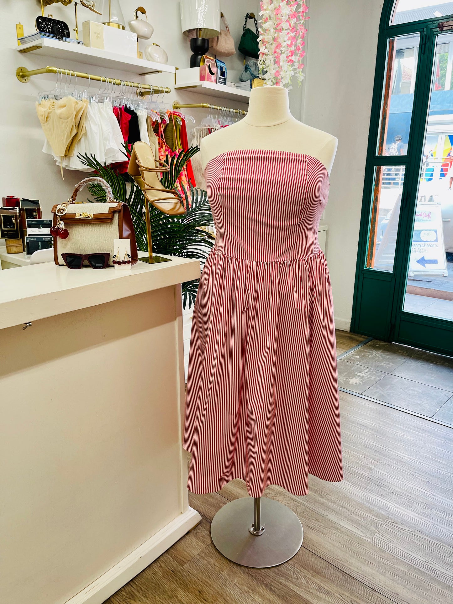 A&V Drop Waist A-Line Dress