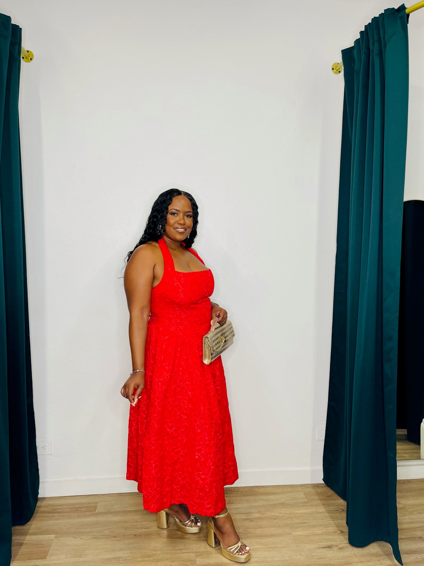 FN Jacquard Maxi Dress