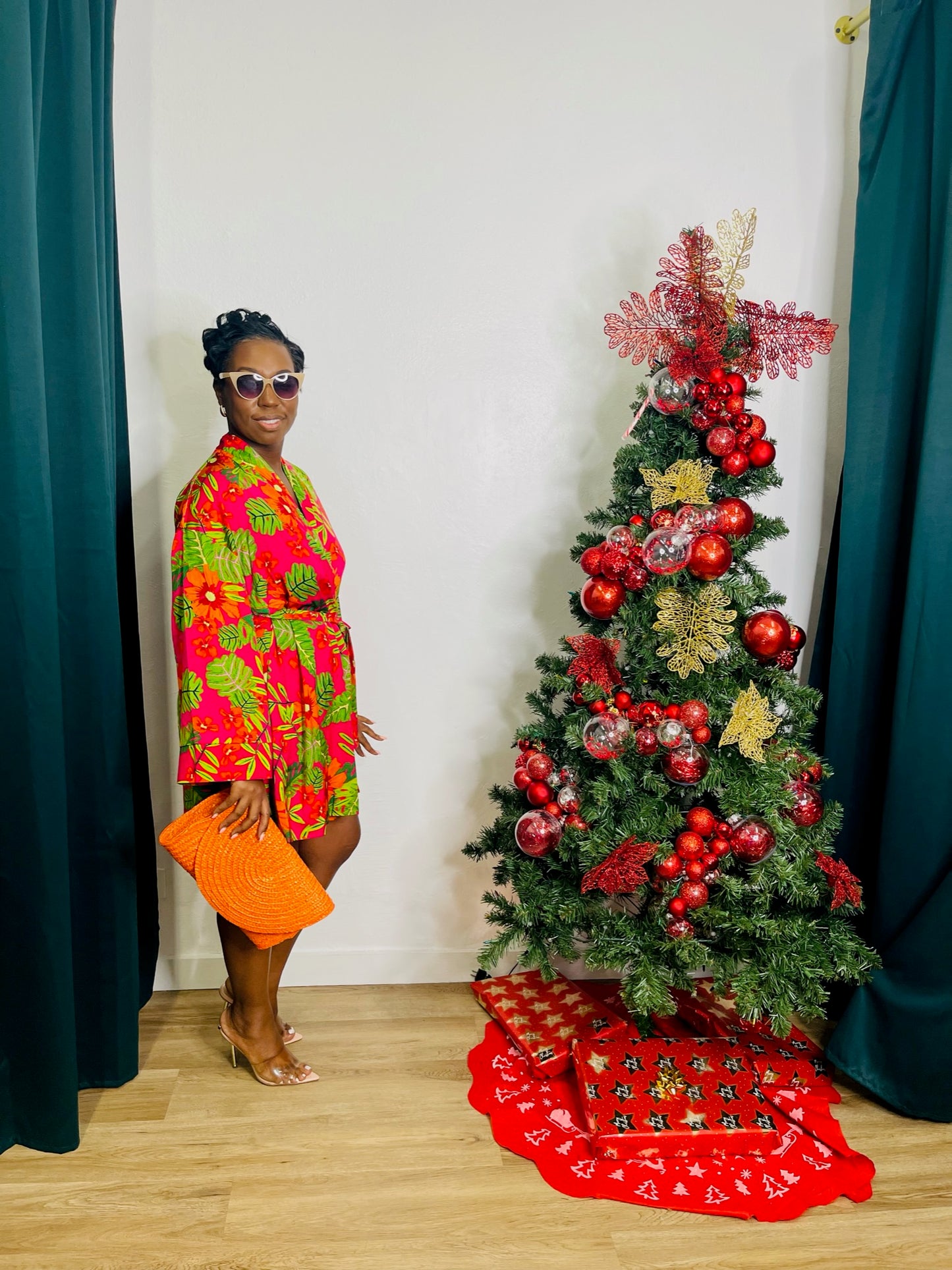 DF LS Wrap Dress