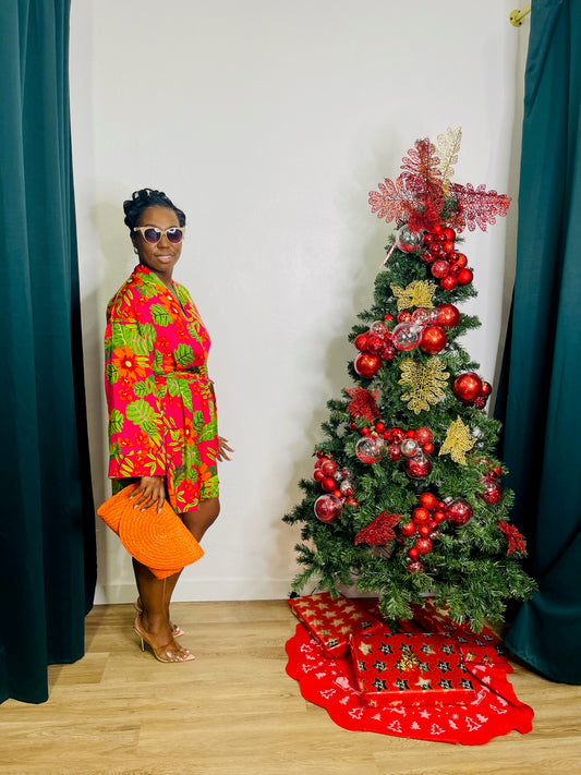 DF LS Wrap Dress