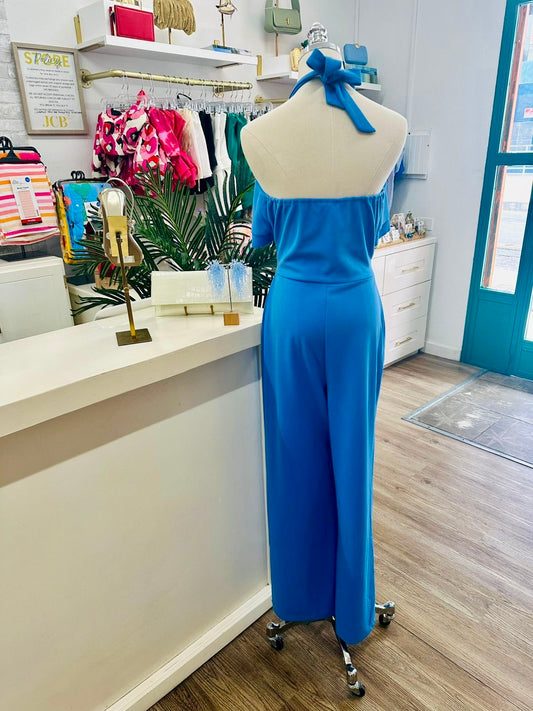 Bebe Selena Halter Jumpsuit