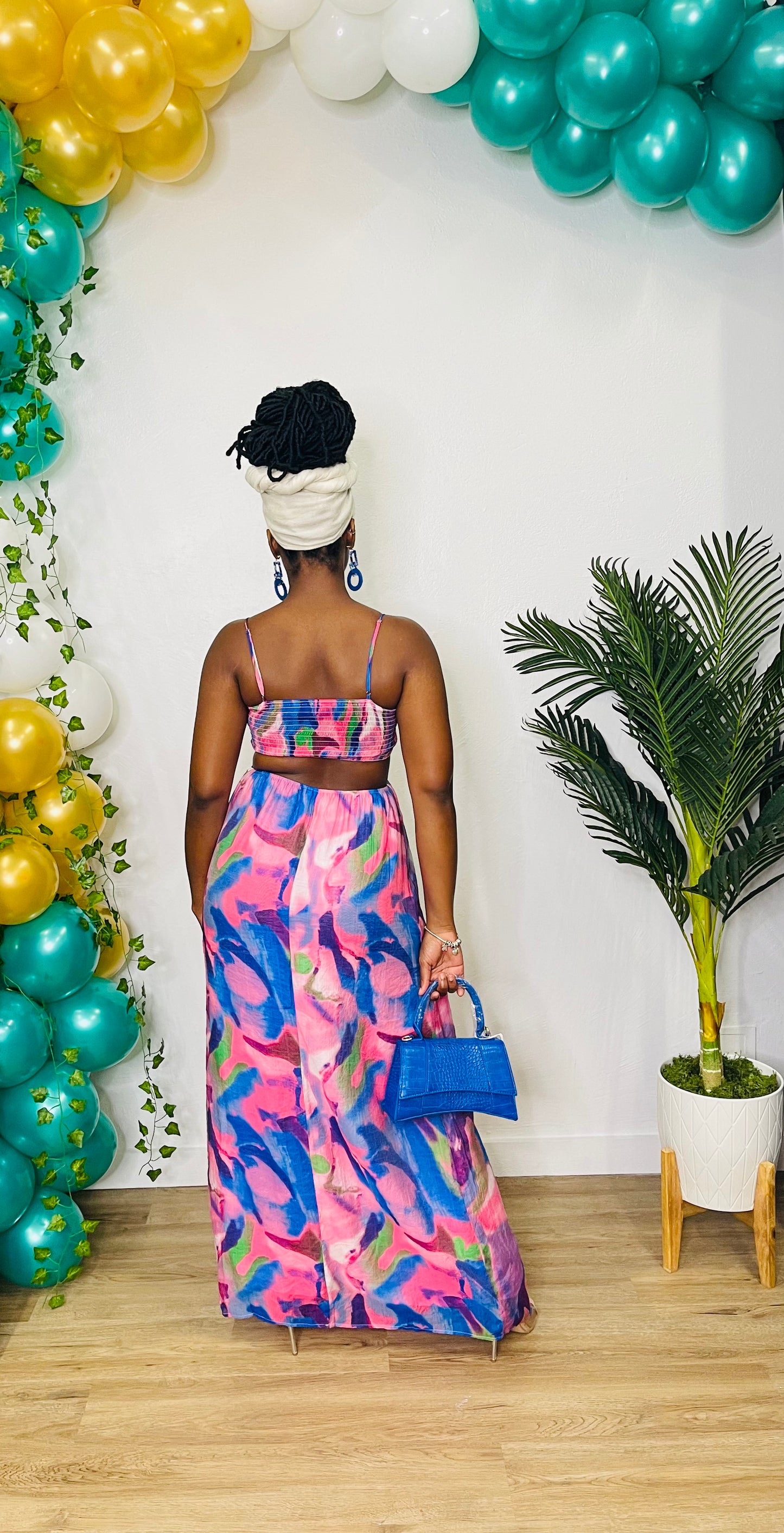 Azura Cutout Ring Maxi Dress