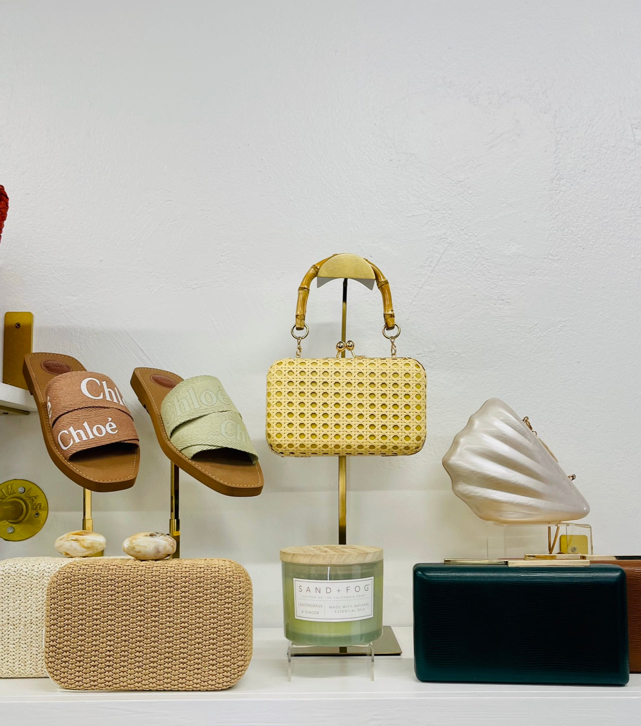 Chloe Woody Flat Mule