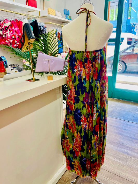 Betsey Halter Midi Dress