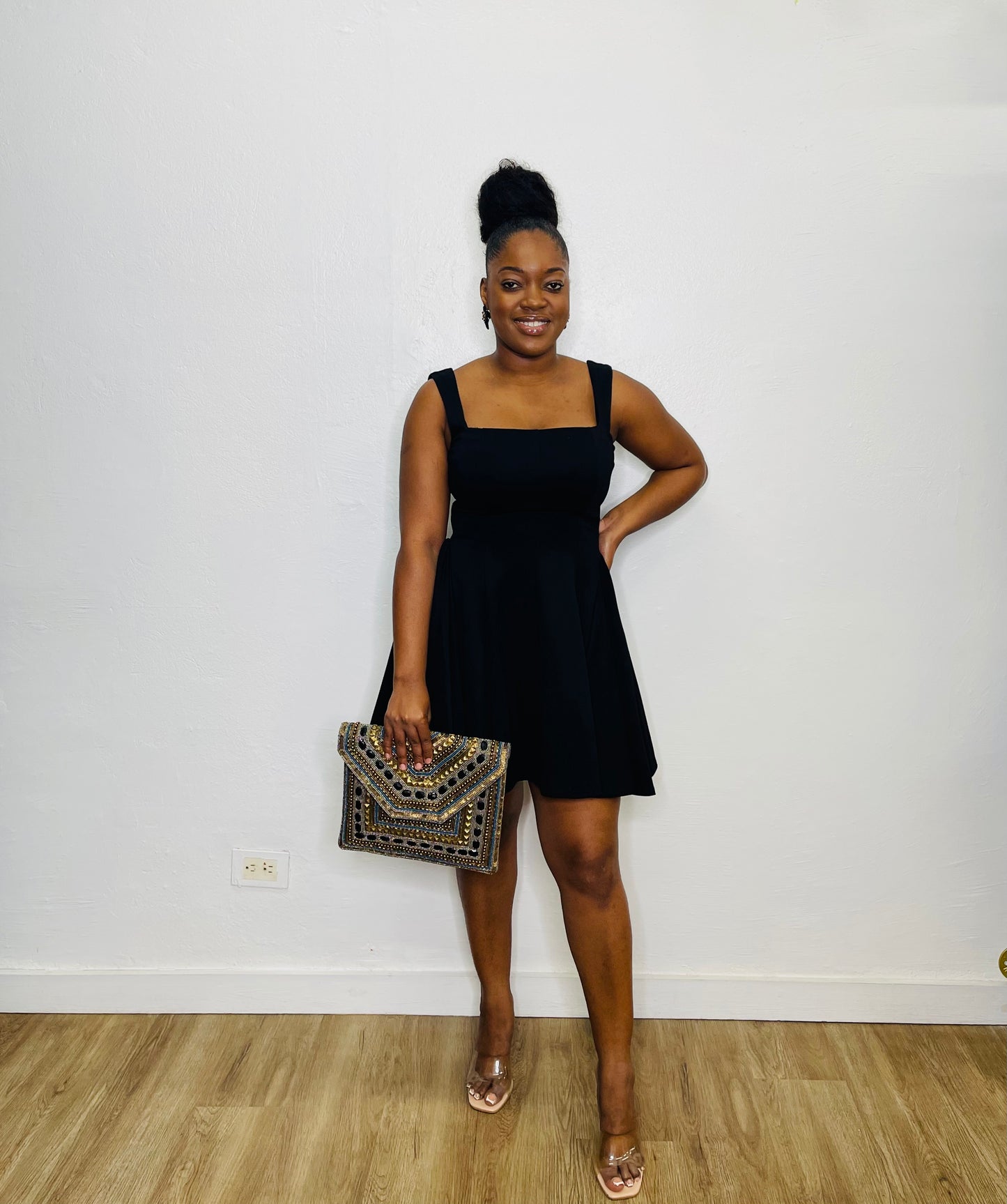 FC Square Neckline Mini Dress
