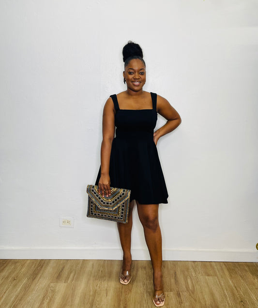 FC Square Neckline Mini Dress