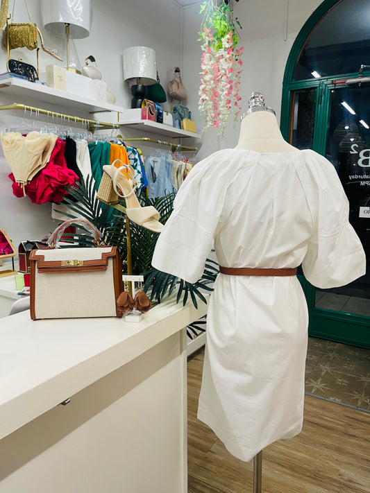 BR Poplin Knee Length Dress