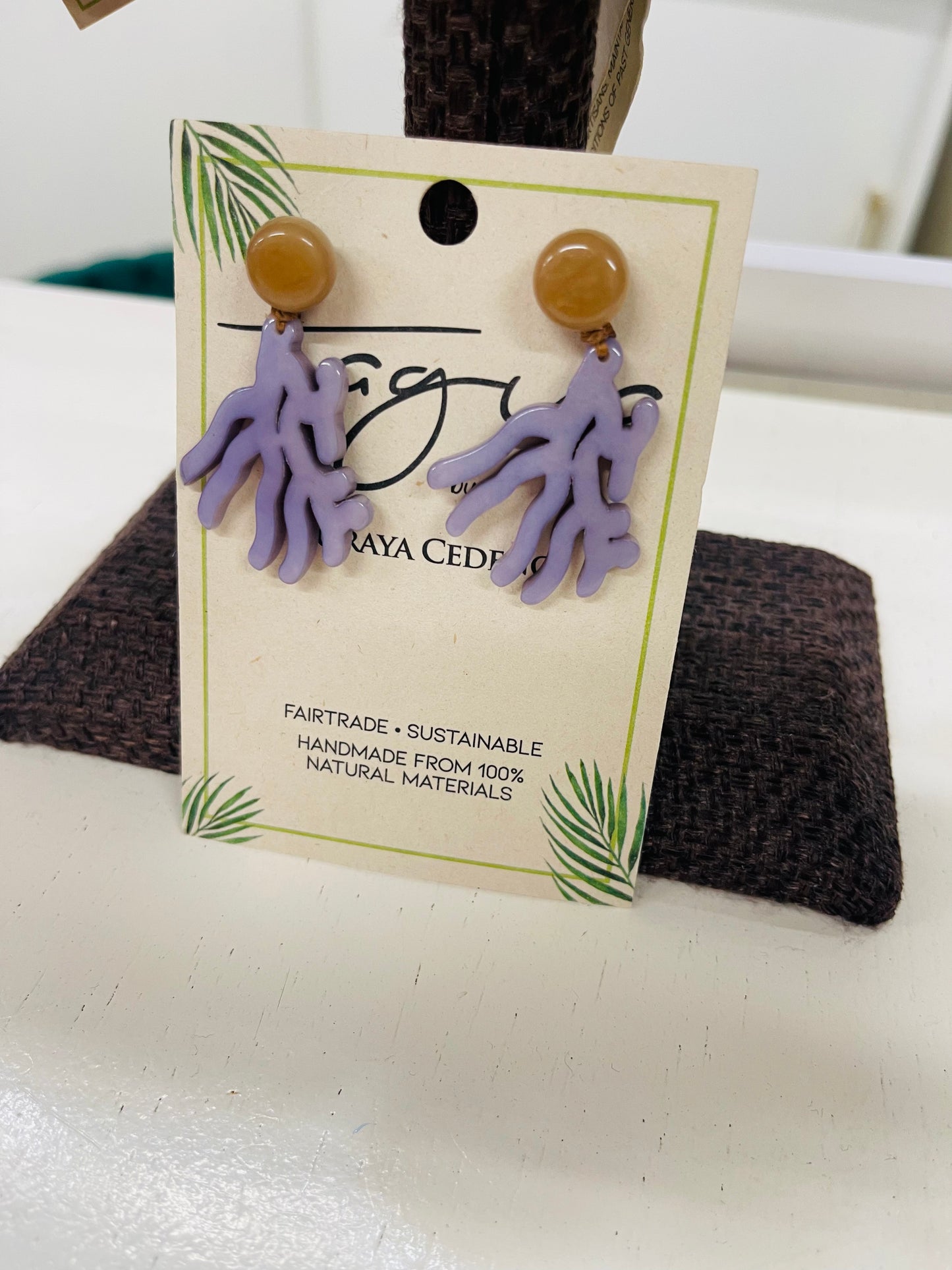 Tagua Earring
