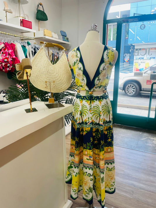 FR Amazon Garden Midi Dress