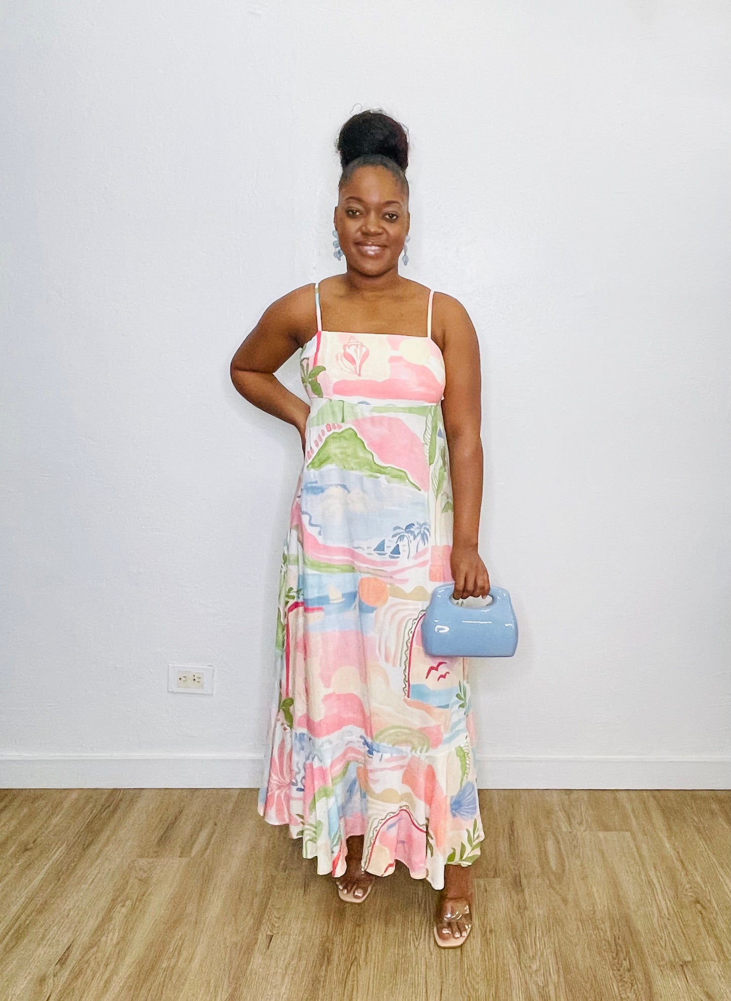 Paper Heart Midi Dress