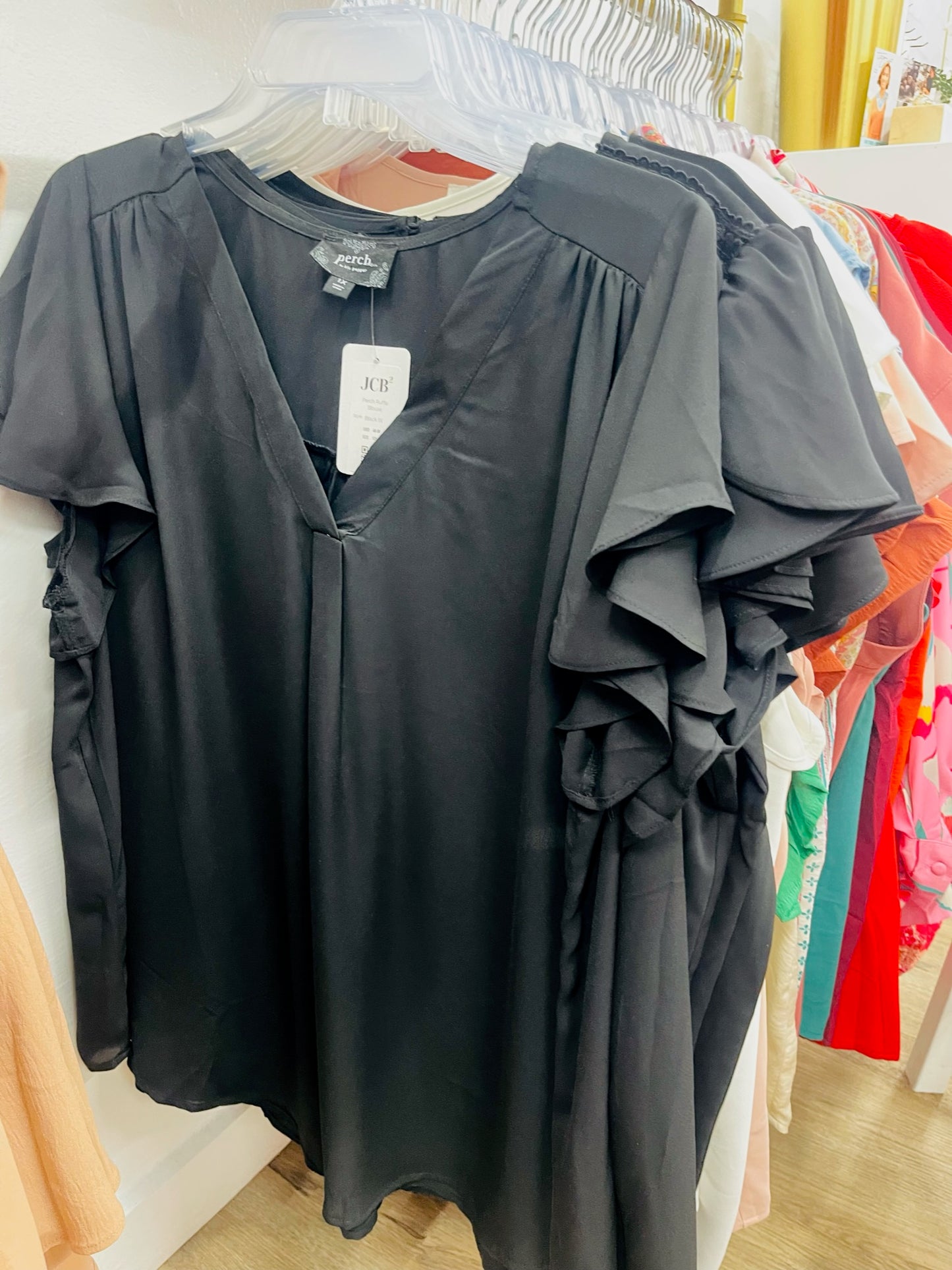 Perch Ruffle Blouse