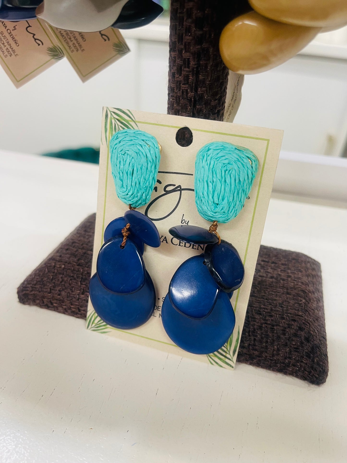 Tagua Earring