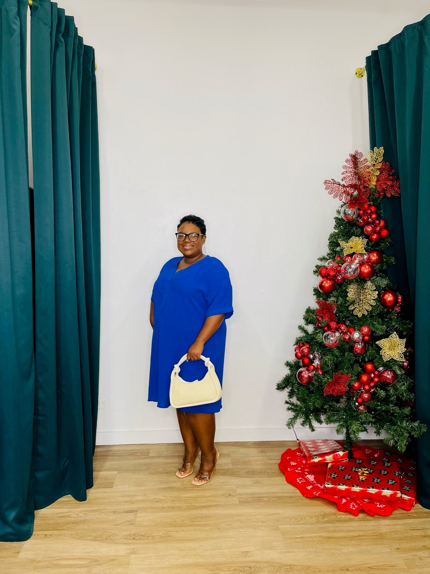 P.S Kate SS V Neck Dress