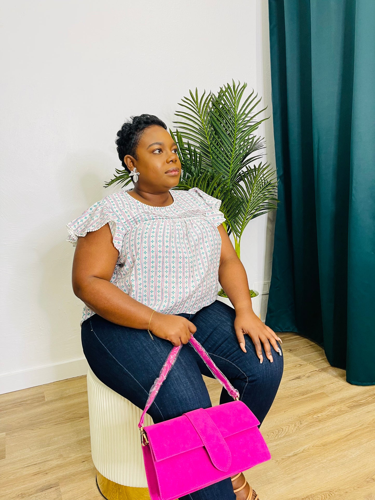 Perch Ruffle Blouse