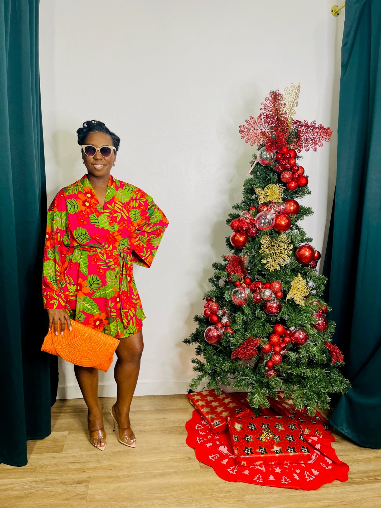 DF LS Wrap Dress