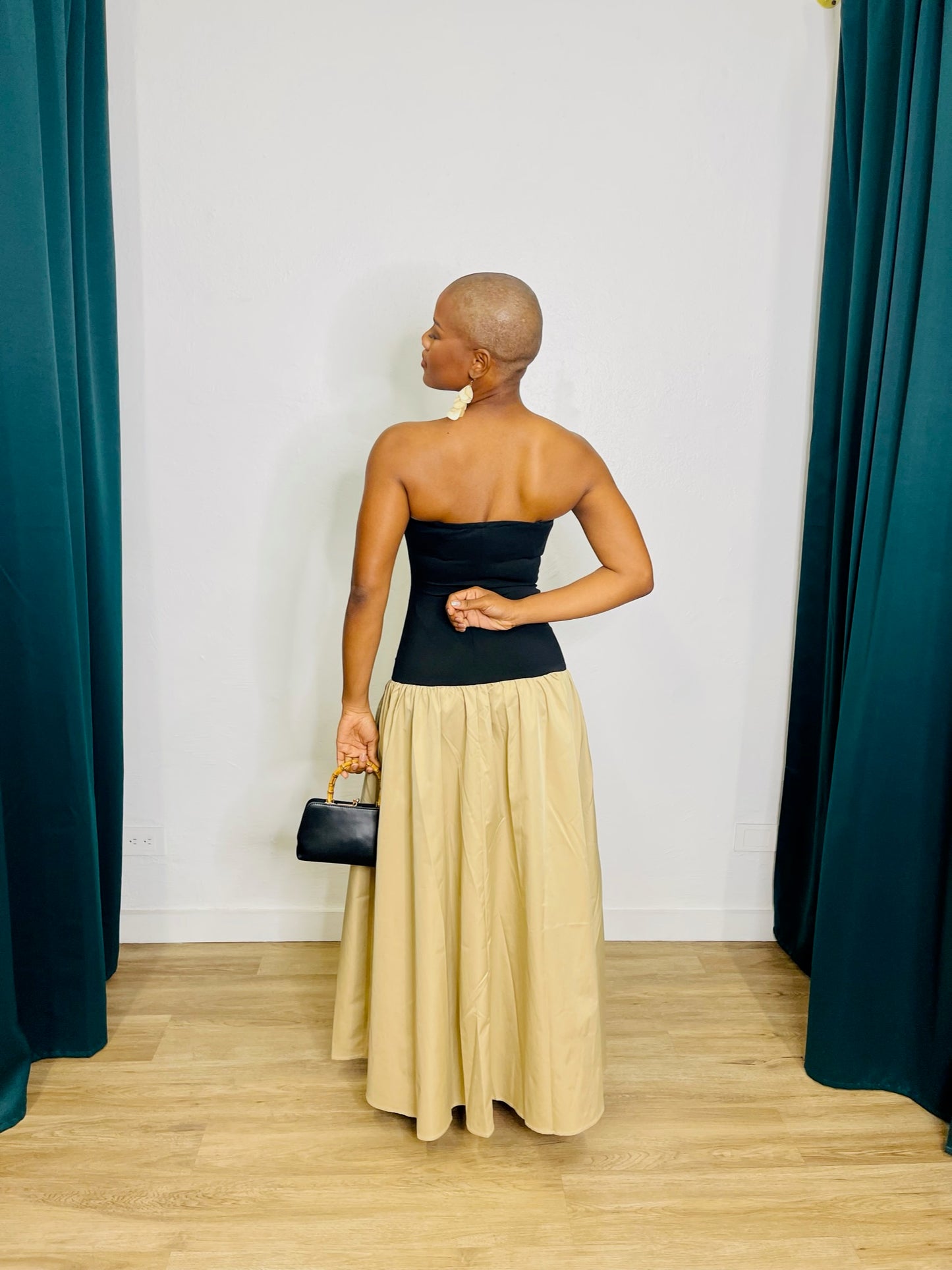 FC Tube Contrast Maxi Dress
