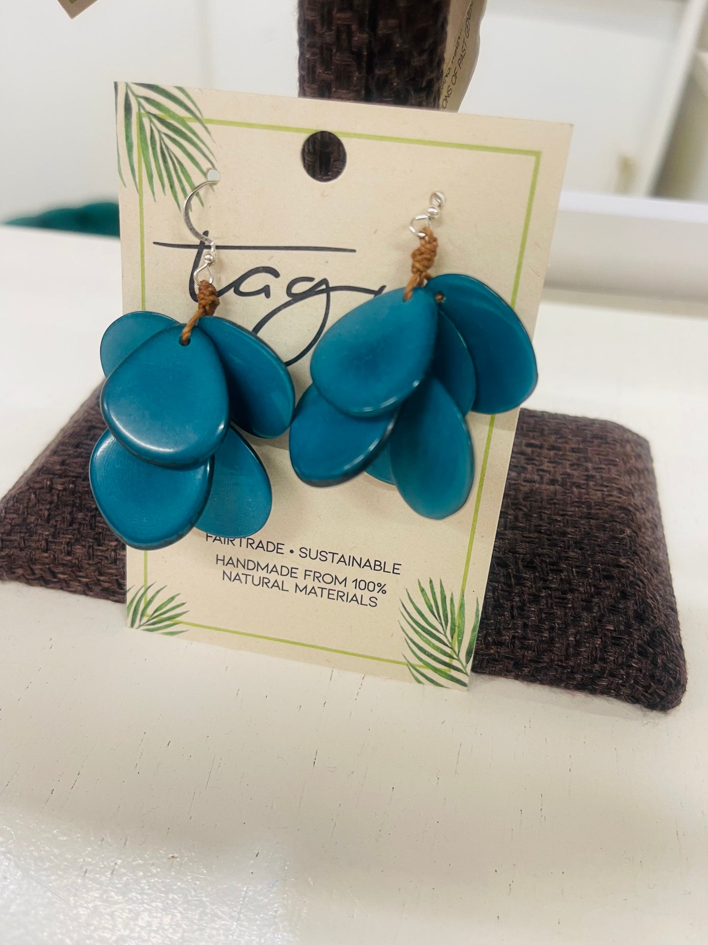 Tagua Earring