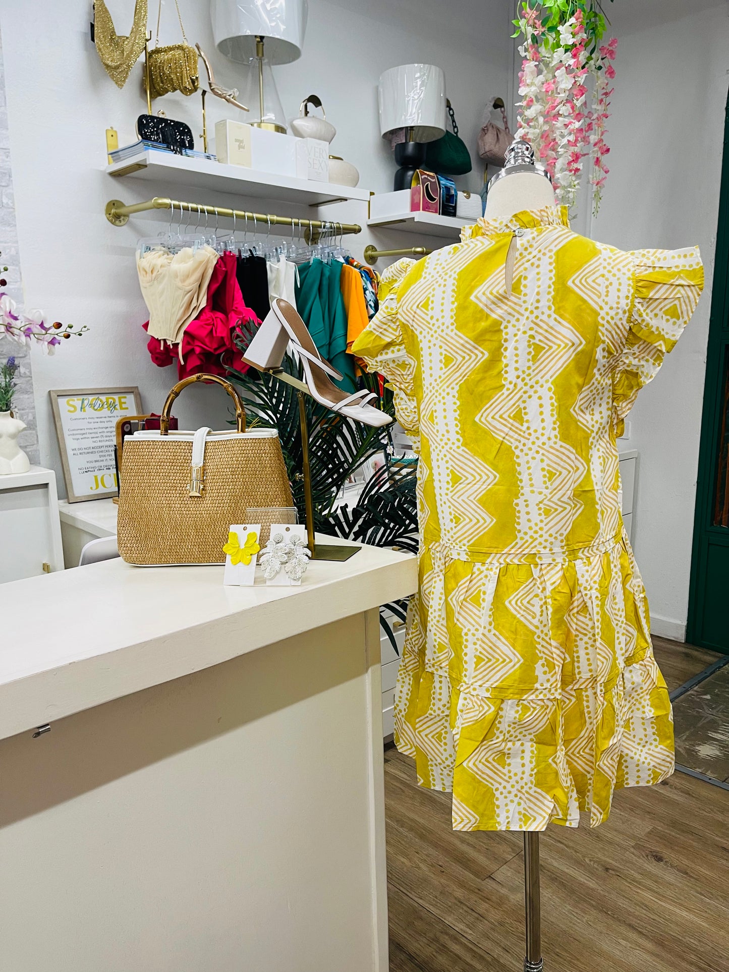 Pinch Ruffle Sheath Dress