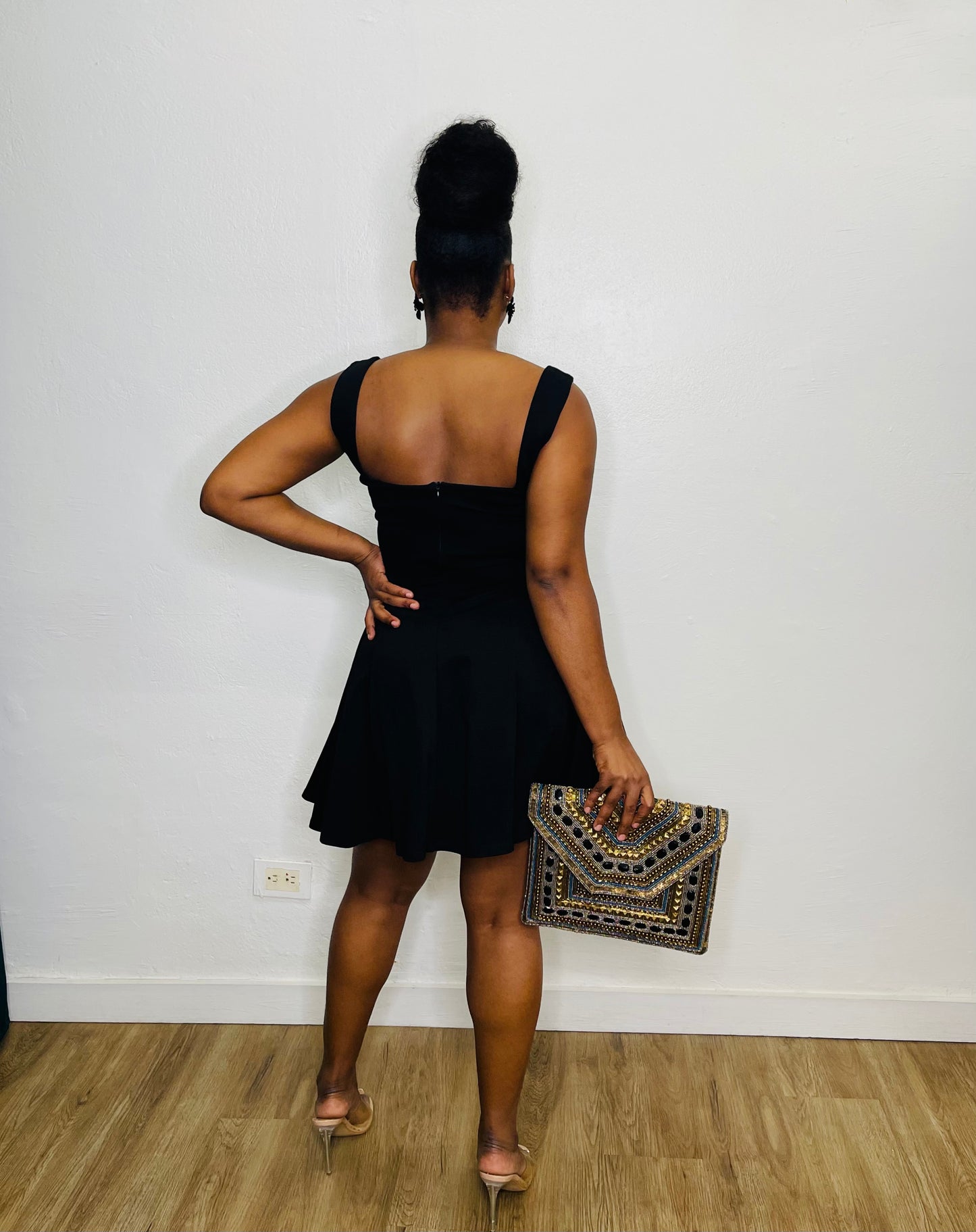 FC Square Neckline Mini Dress