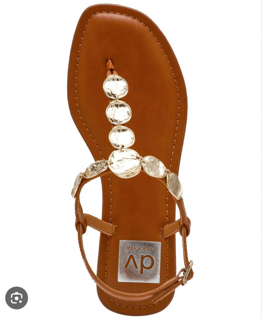 DV Embellished Thong Sandals