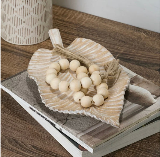 Mainstay Wood Bead Garland