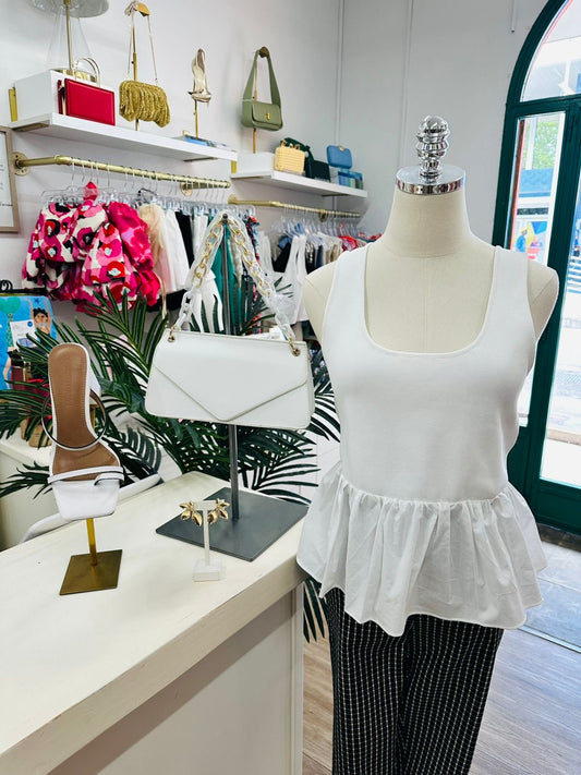 AQ Rye Peplum Top