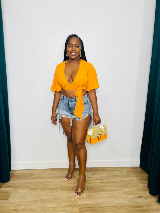 SMU SS Cropped Top