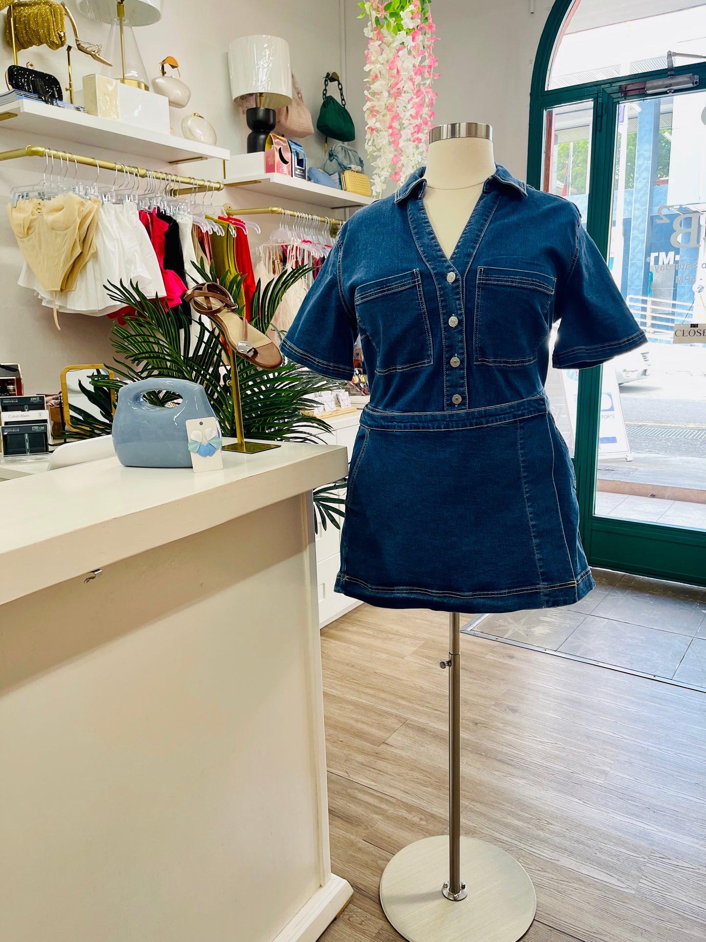 A&V Denim Skortalls