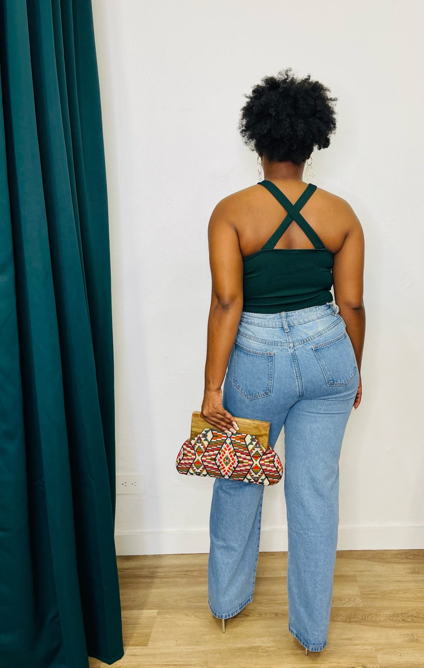 Glam Ribbed Halter Top