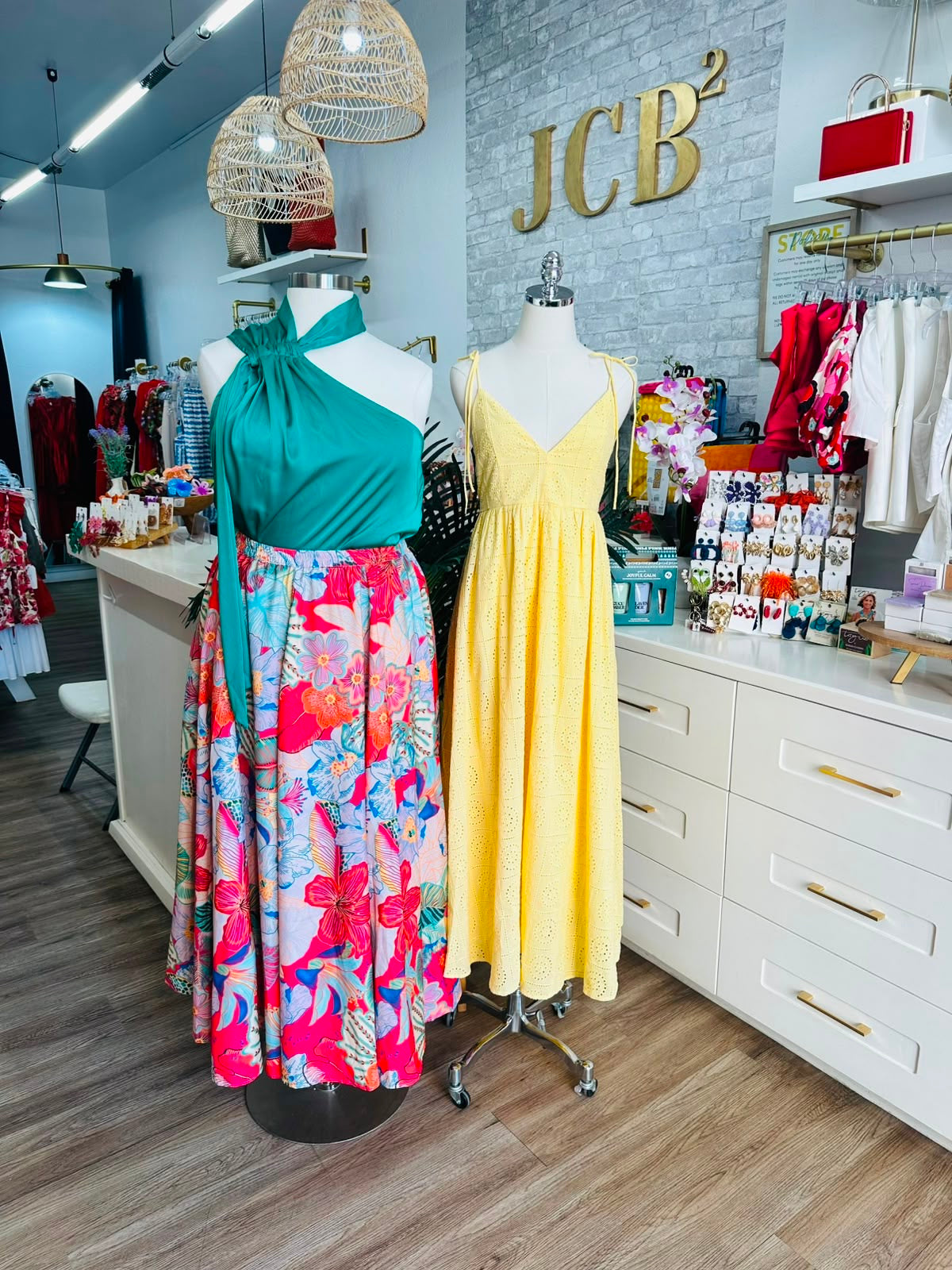 H&M Eyelet Maxi Dress
