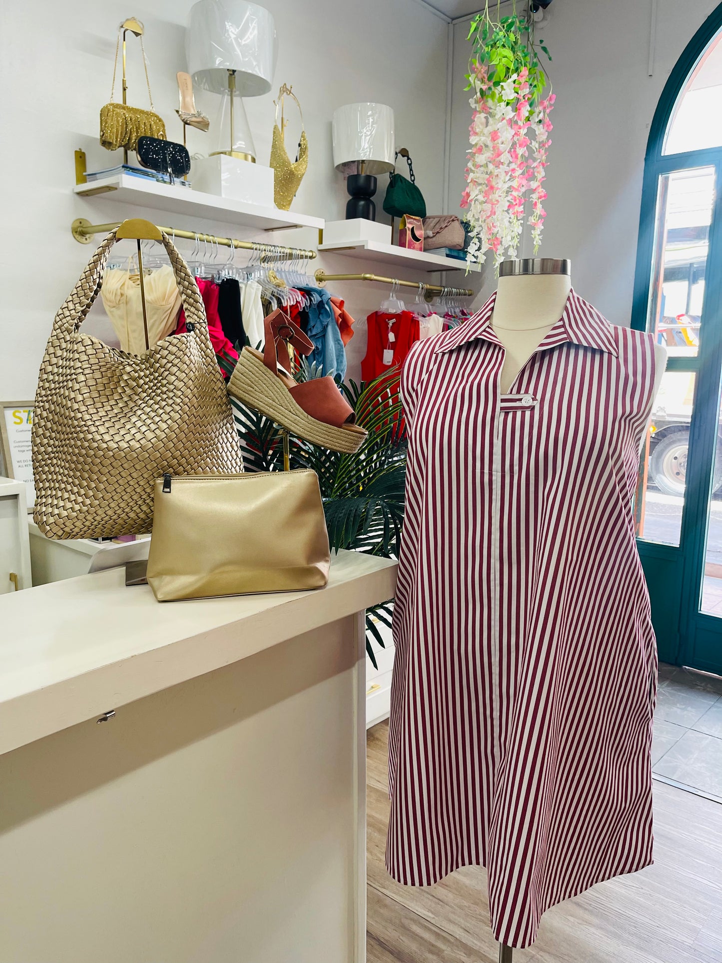 BR Poplin Mini Dress