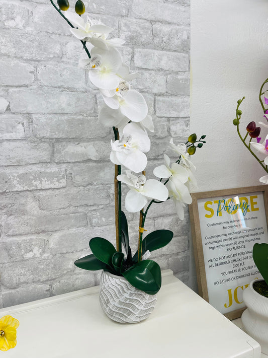 Faux Orchid Arrangement