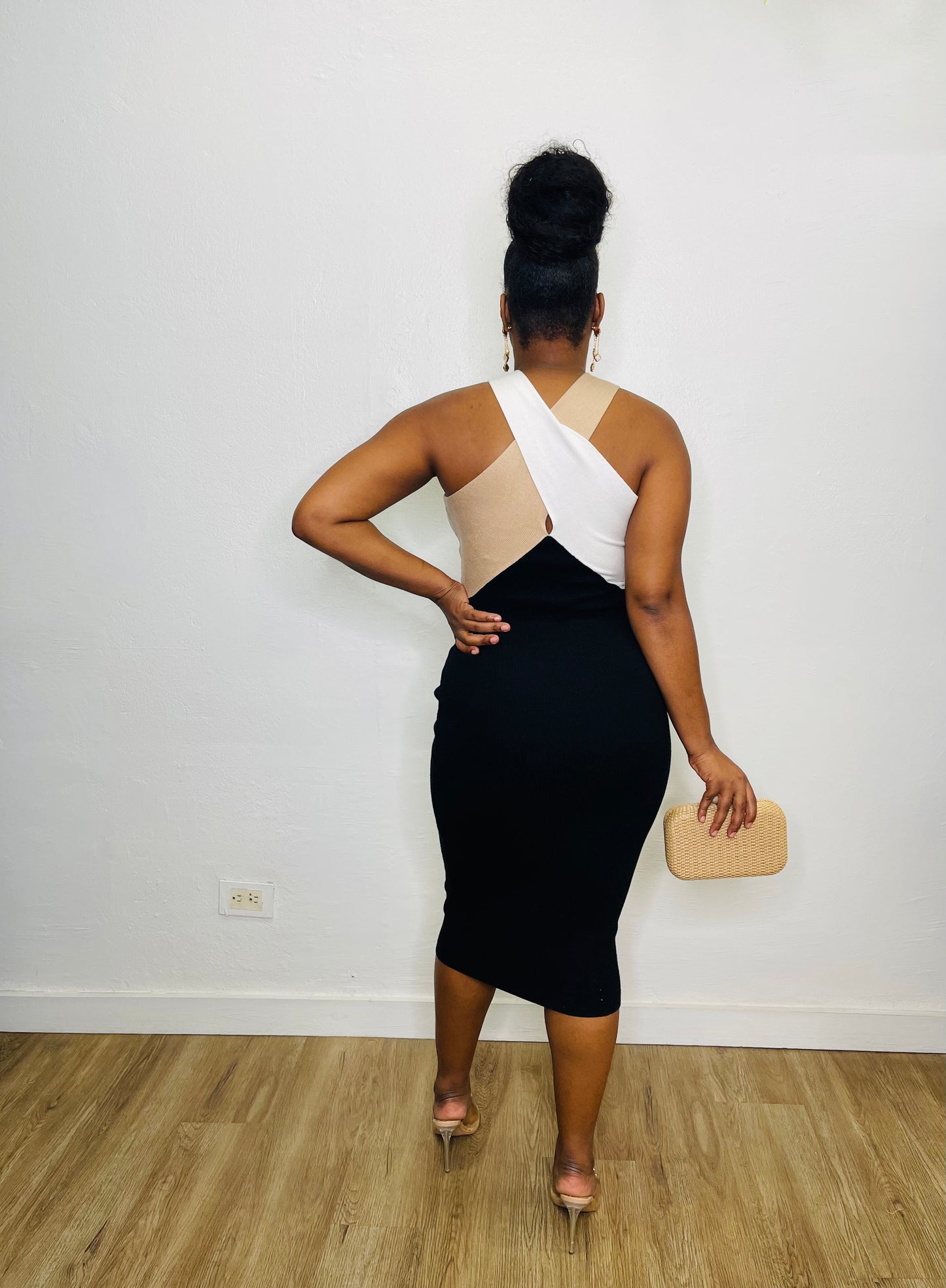 Fate Halter Ribbed Dress