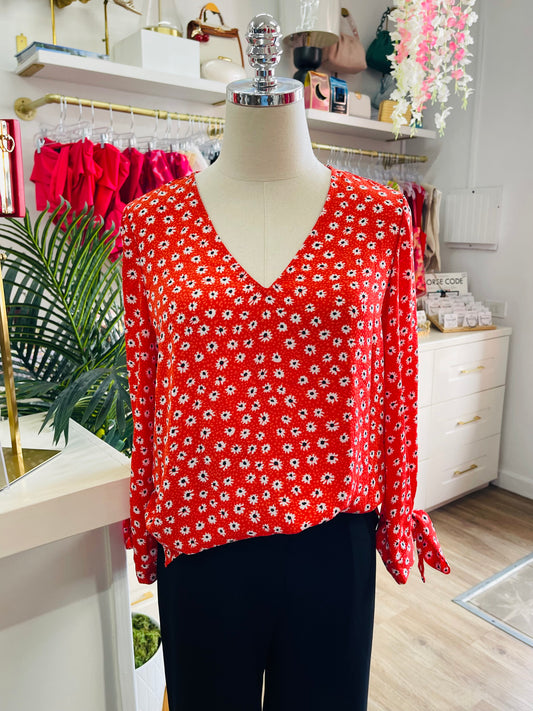 CeCe Poppy Blouse