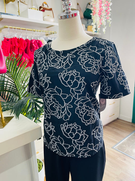 VC Embroidered Top