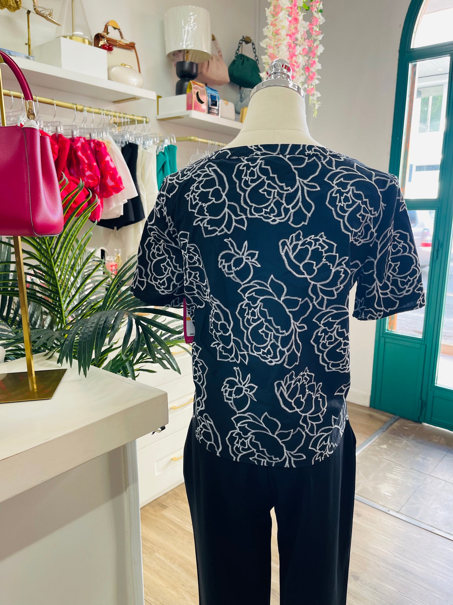 VC Embroidered Top