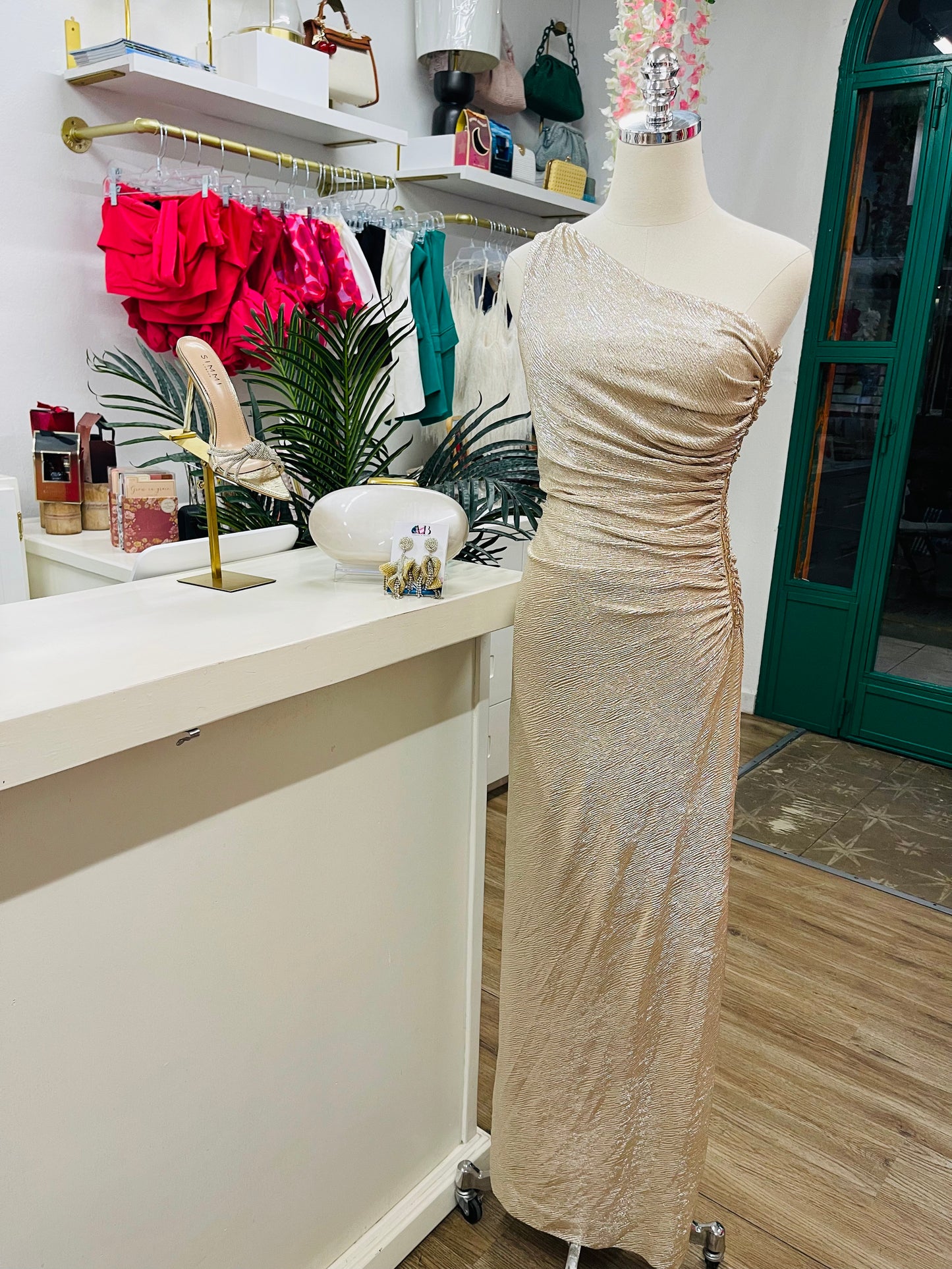 CK Fifi One Shlder Gown