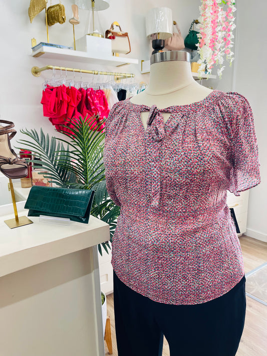 Z&R Plus Peacock Top