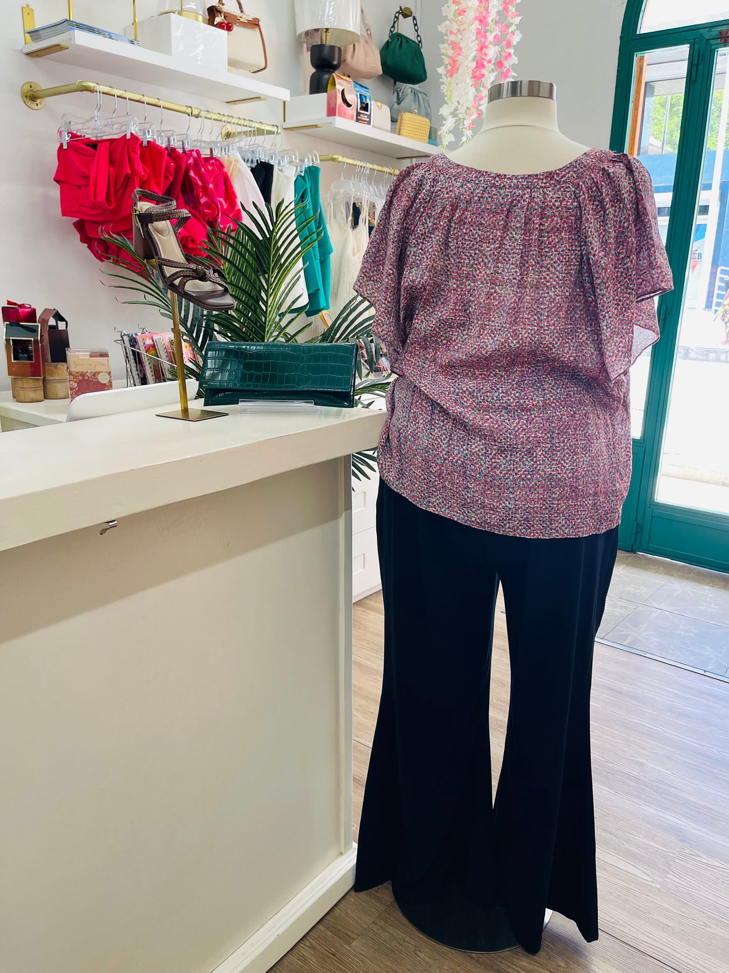 Z&R Plus Peacock Top
