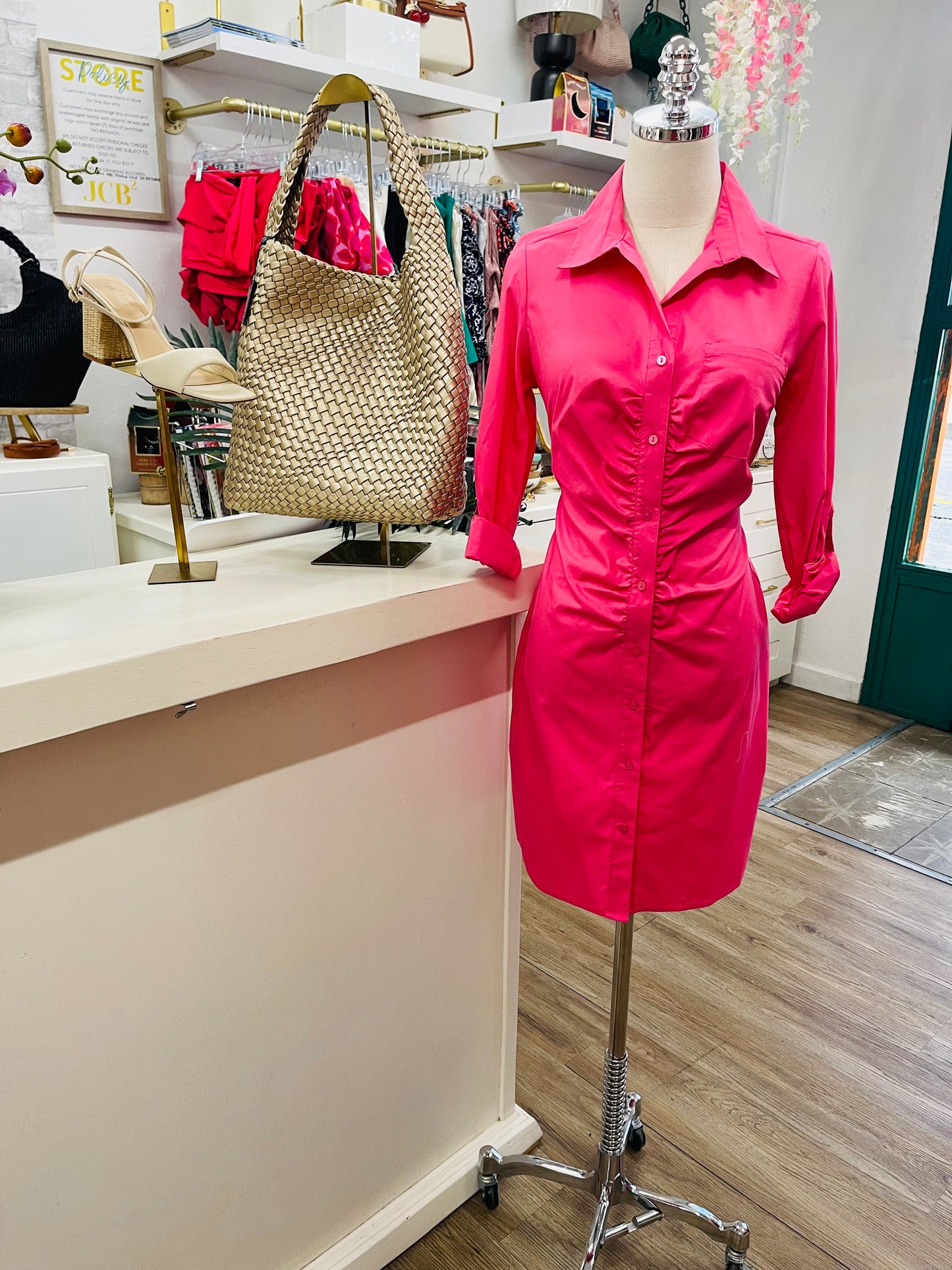 NM Camellia Shirt Dress